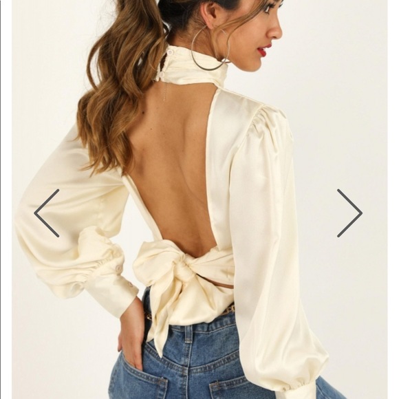 Showpo. Tops - Showpo Satin top